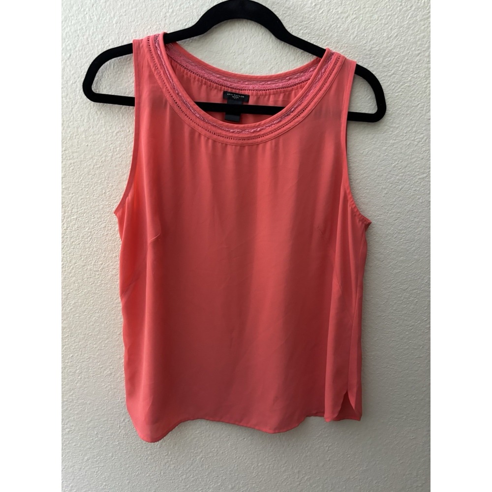 Ann Taylor LP Coral Tank‎ Top (A518)